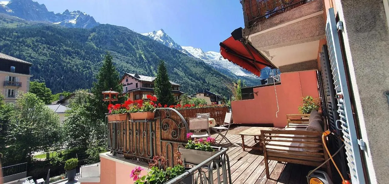 דירות Chamonix Hyper Centre . Terrasse Vue Mont Blanc . Parking